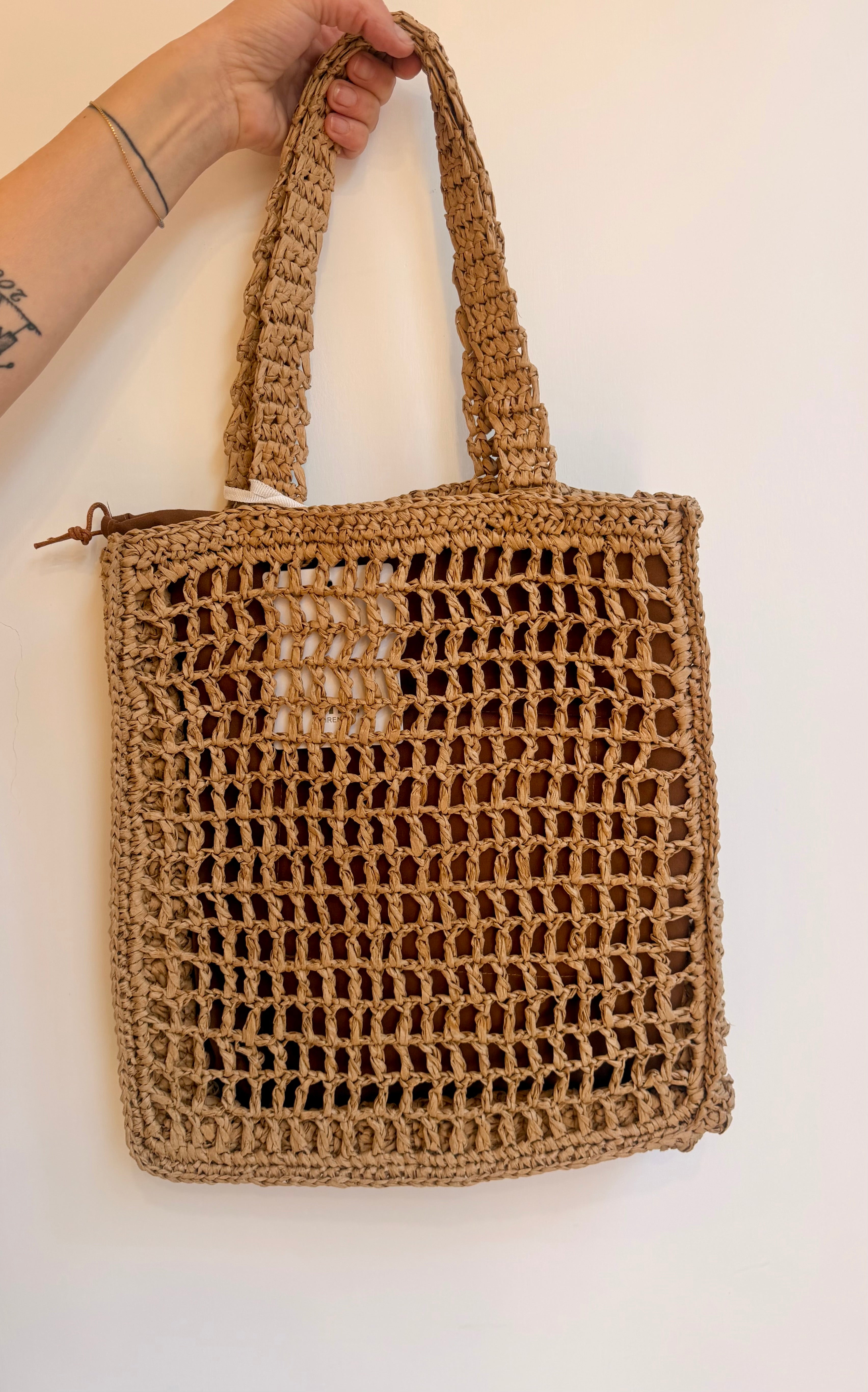Borsa Shopper Intrecciata