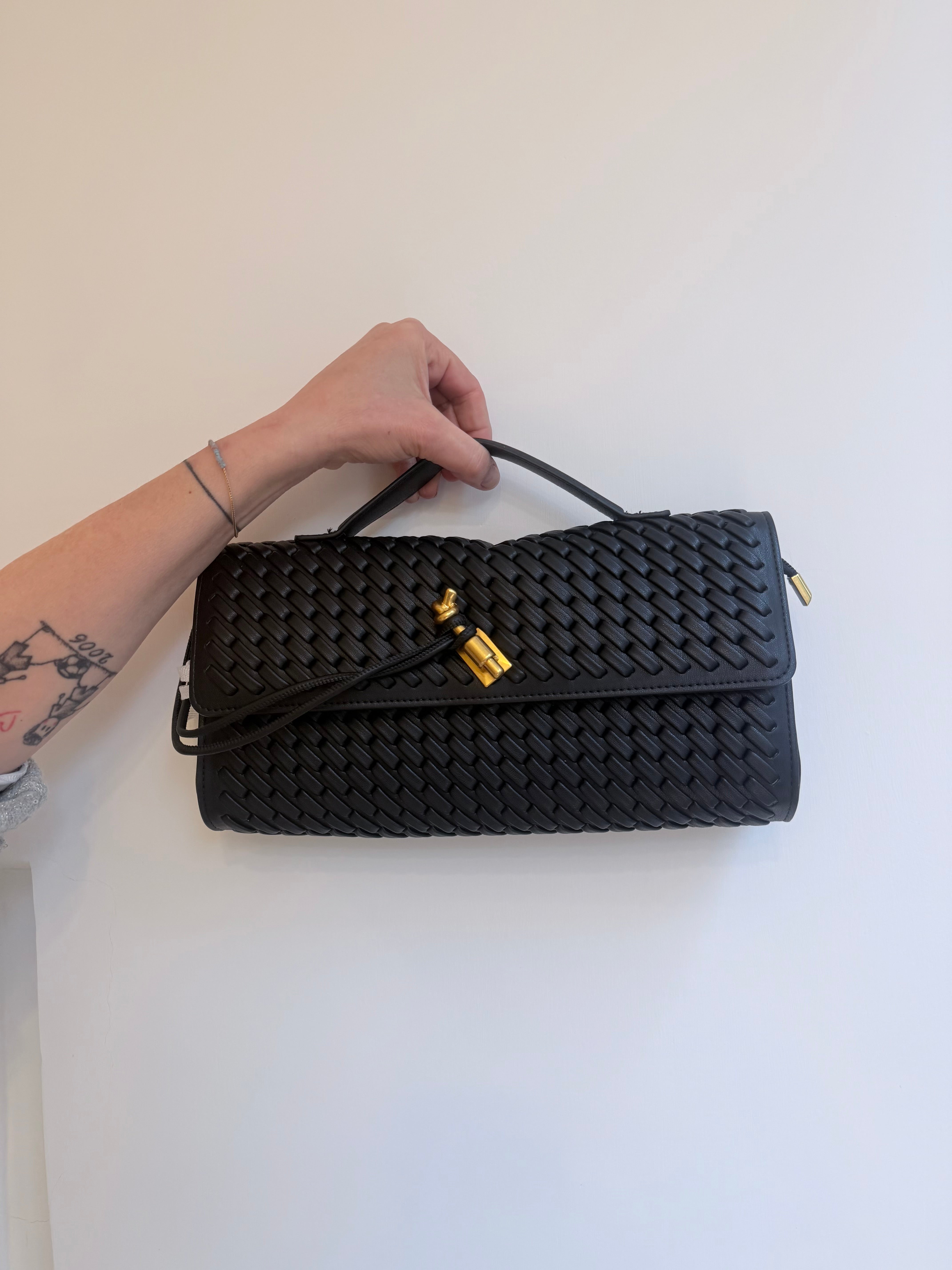 Borsa Woven Clutch