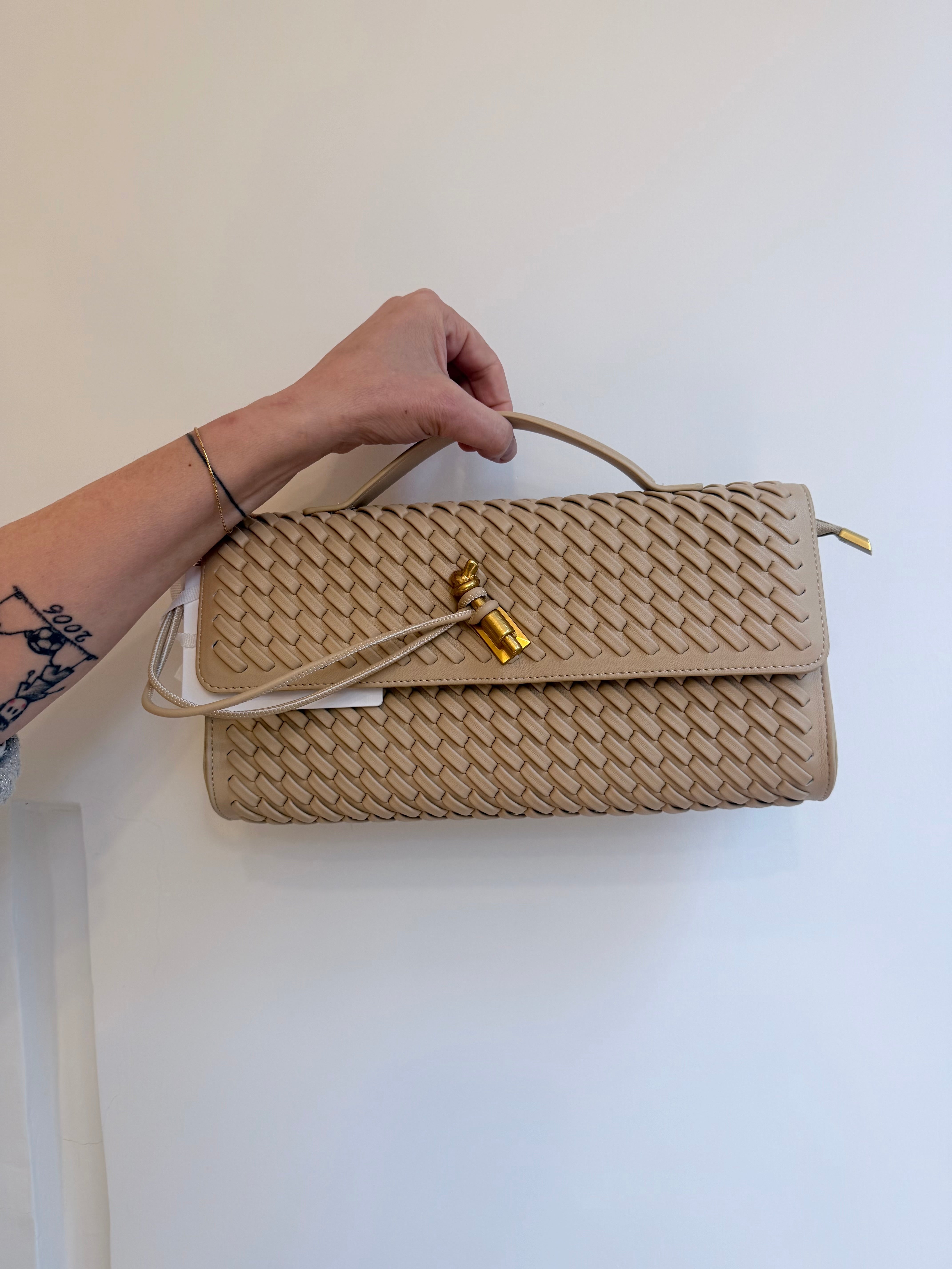 Borsa Woven Clutch