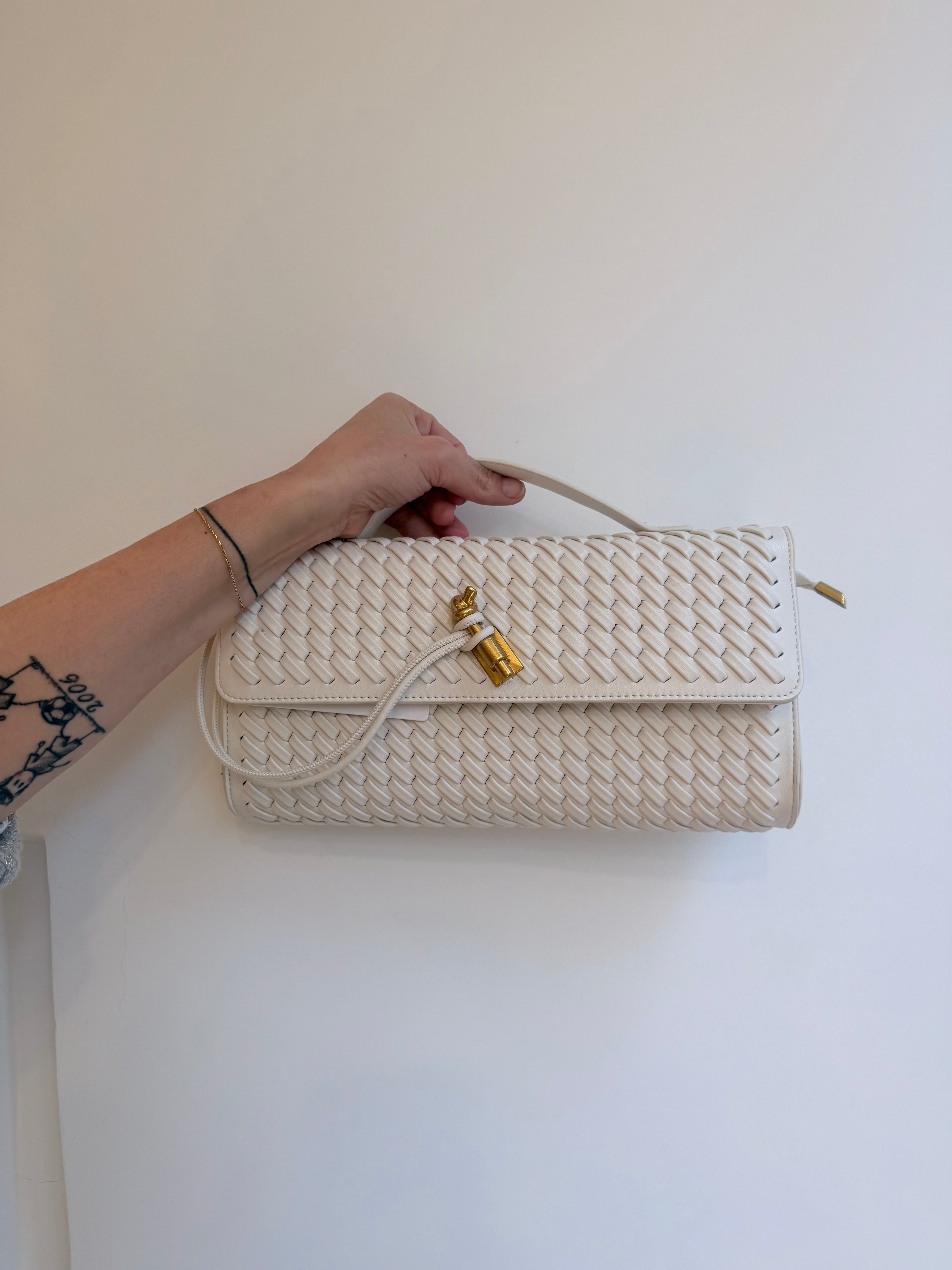 Borsa Woven Clutch