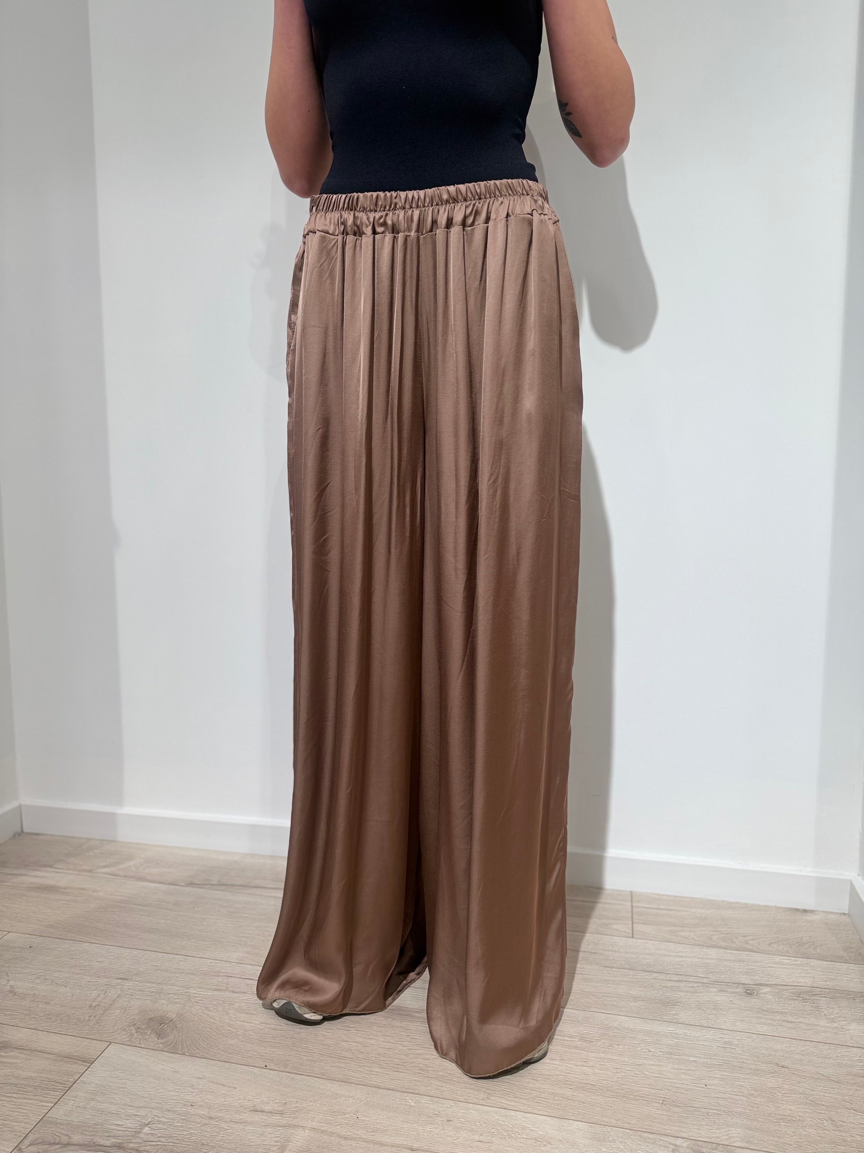 Pantalone Palazzo Satin