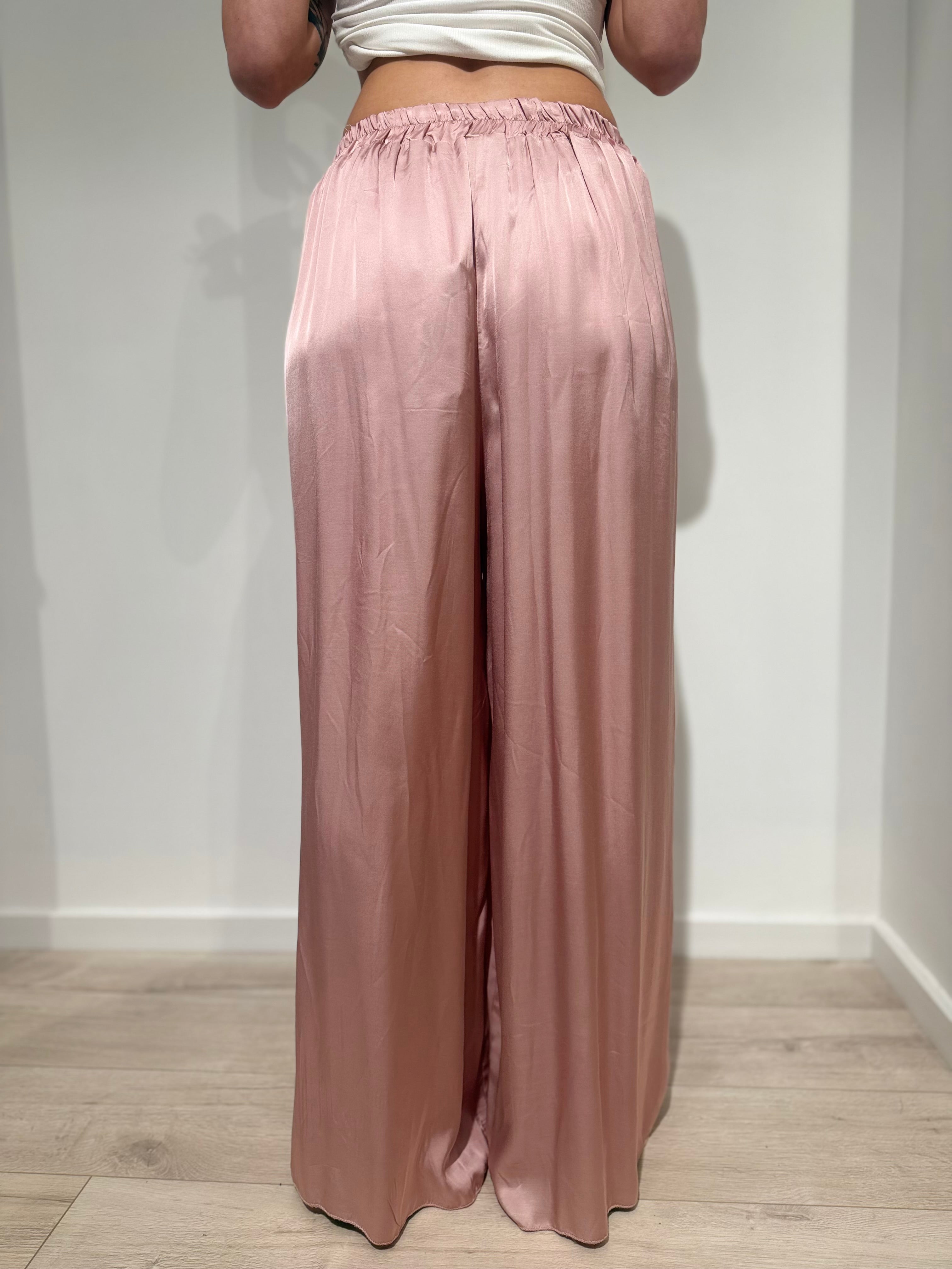Pantalone Palazzo Satin