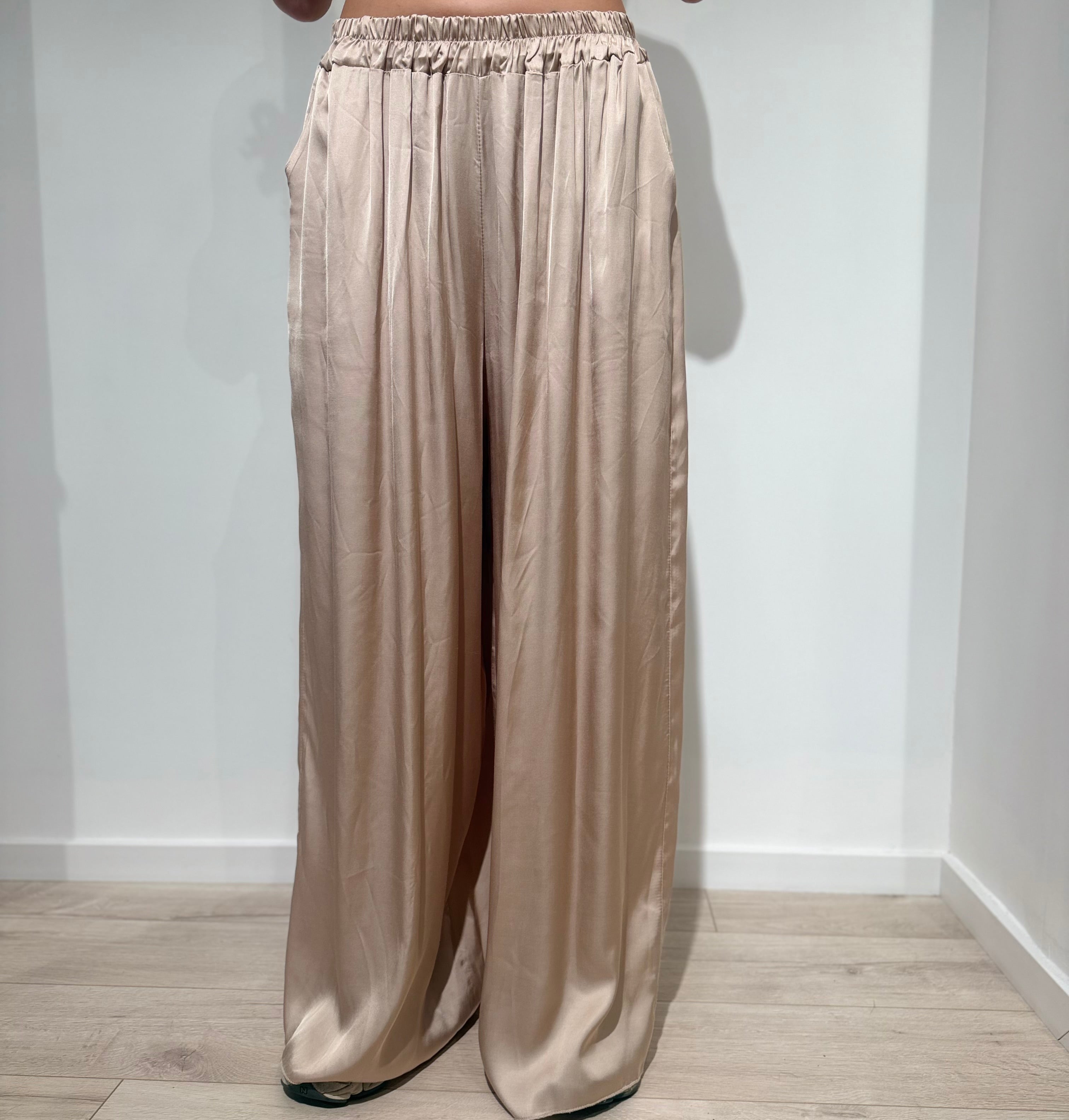Pantalone Palazzo Satin