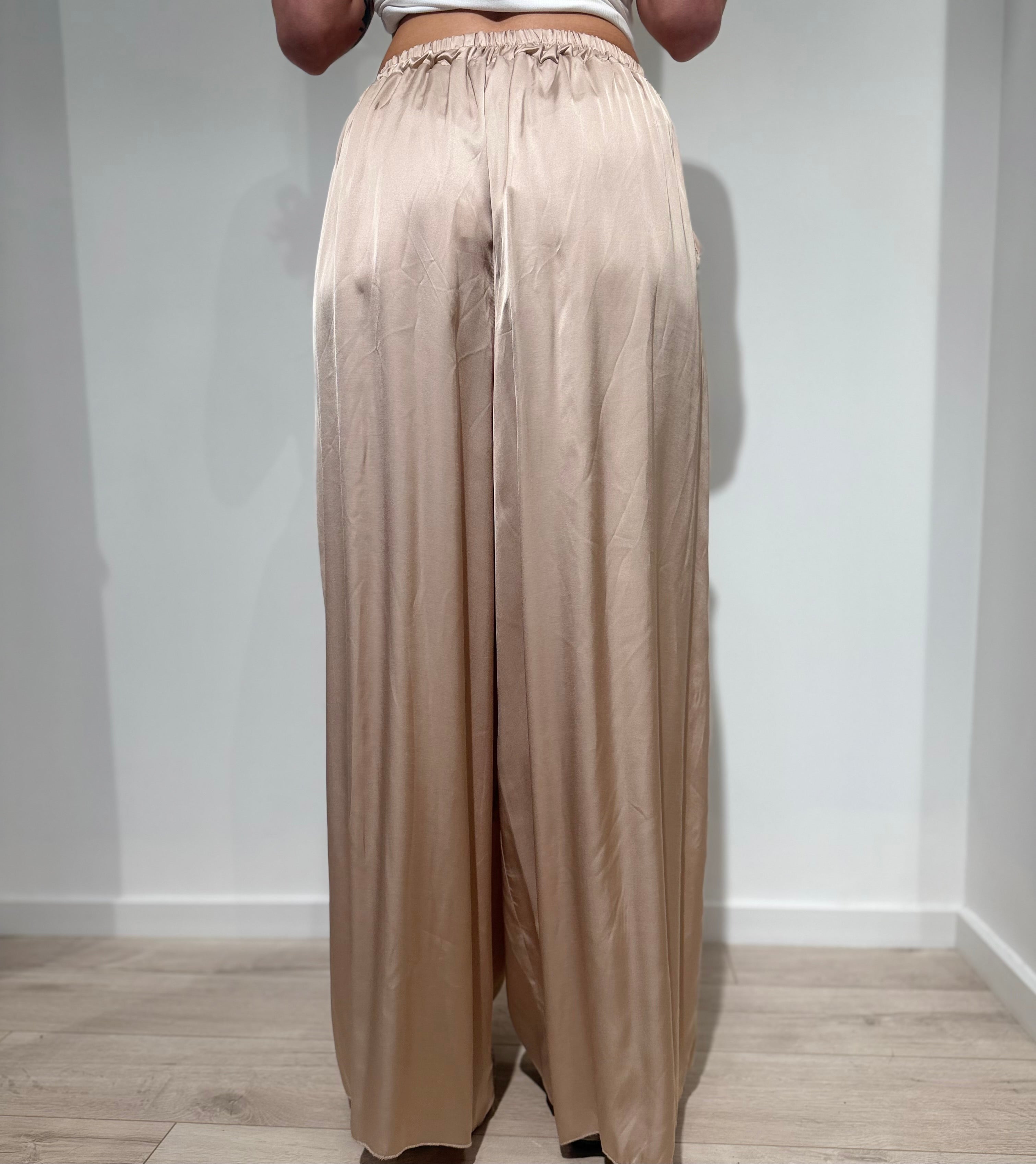 Pantalone Palazzo Satin