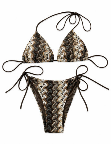 Costume Bikini Mocha Waves