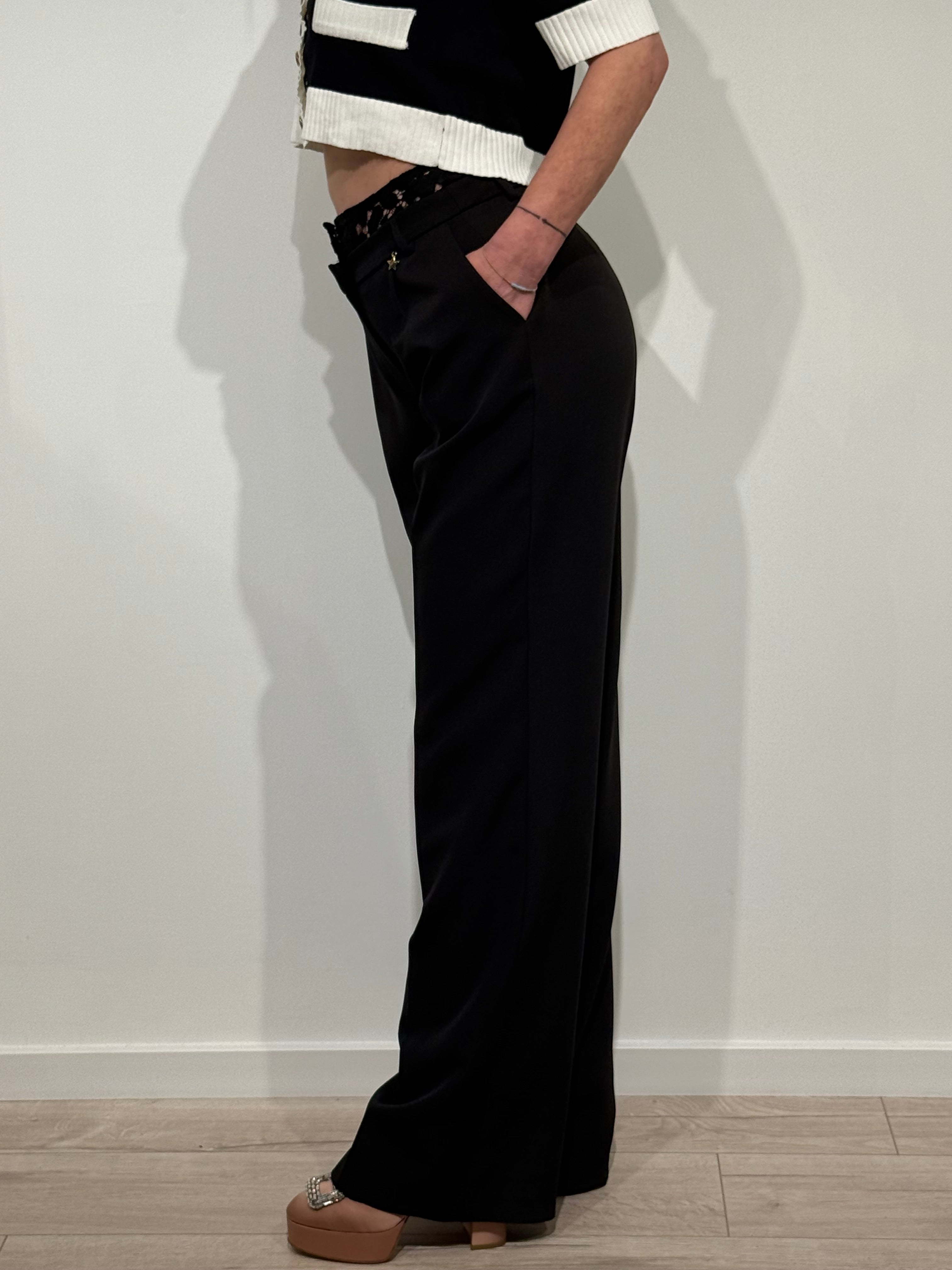 Pantalone Jasmine taglio palazzo