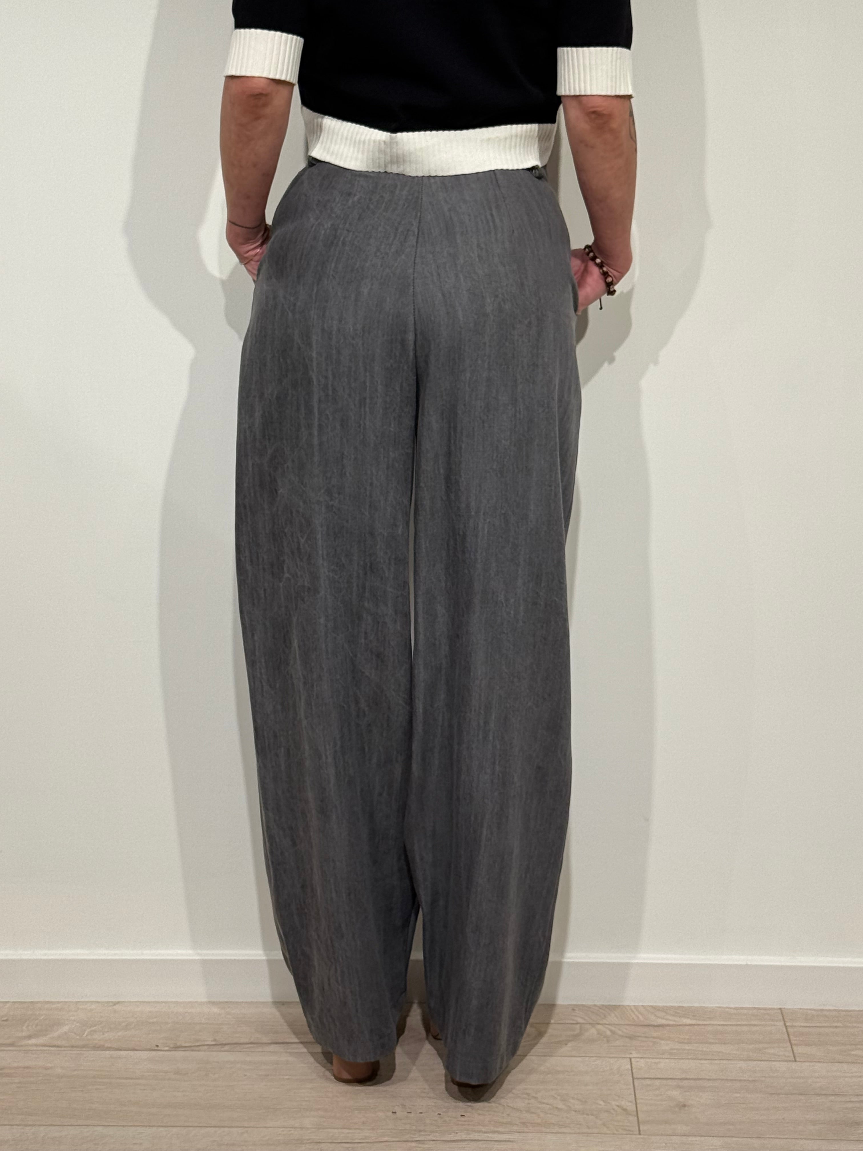 Pantalone Alma taglio palazzo vita alta