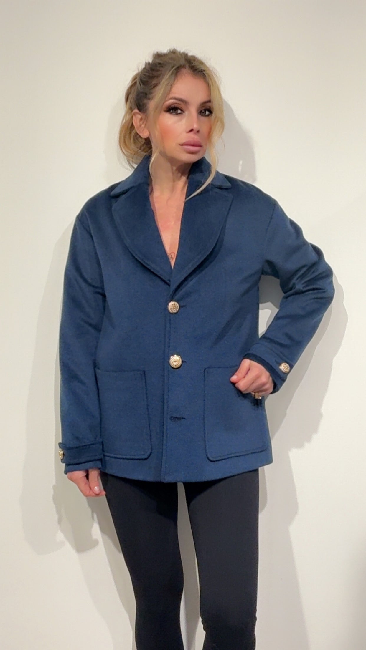 Giacca corta Navy