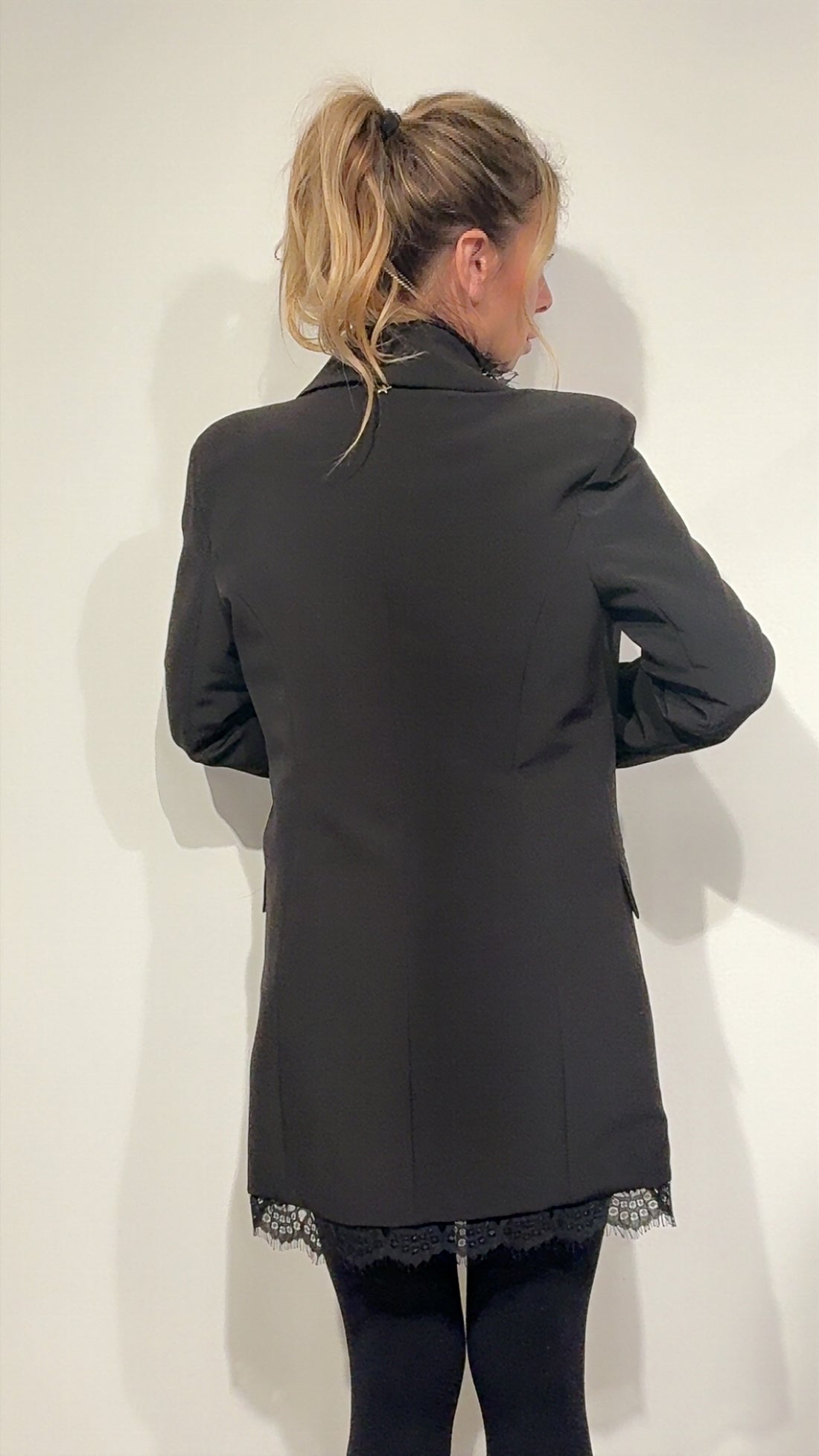 Blazer Revers satin
