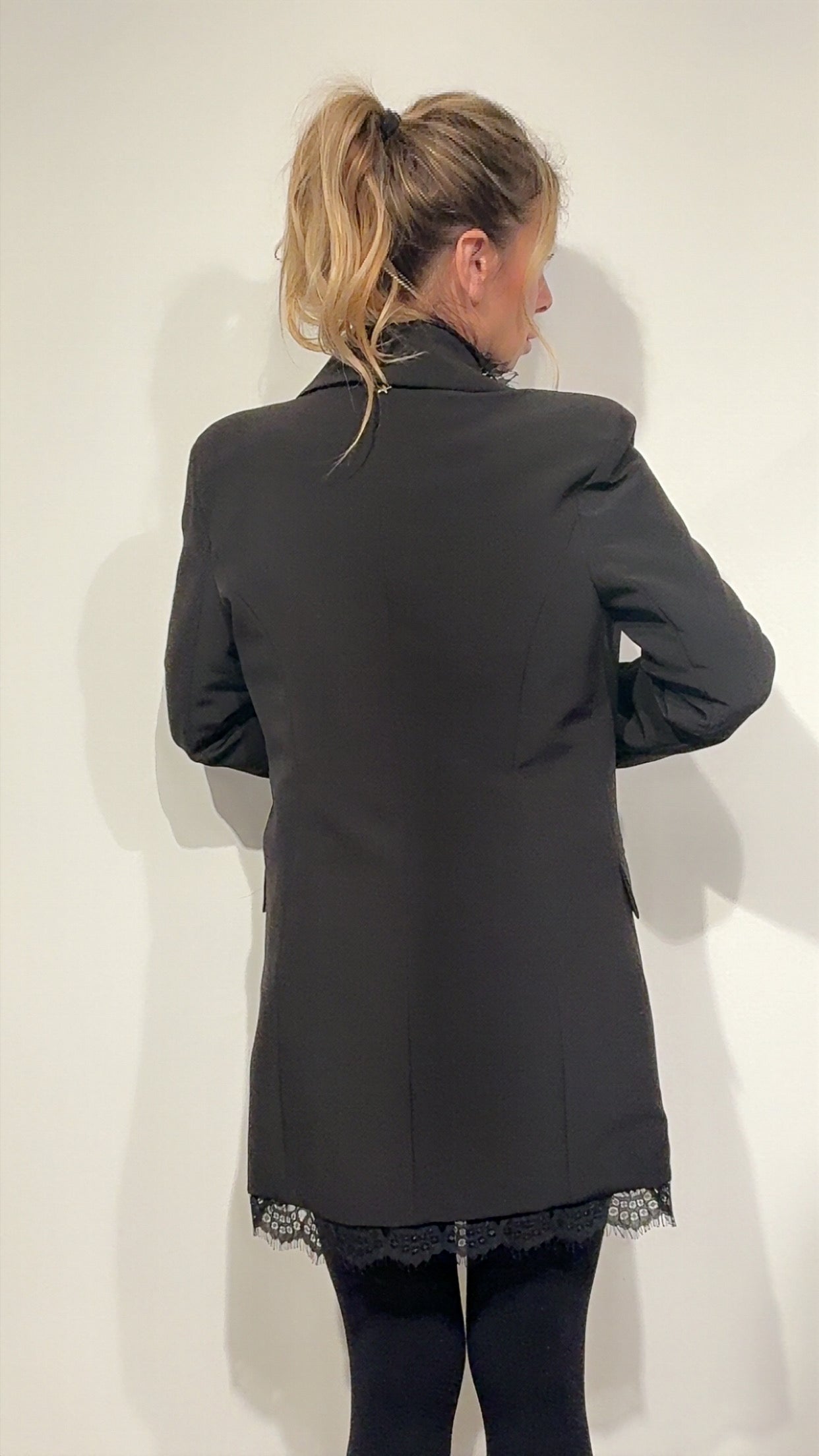 Blazer Revers satin