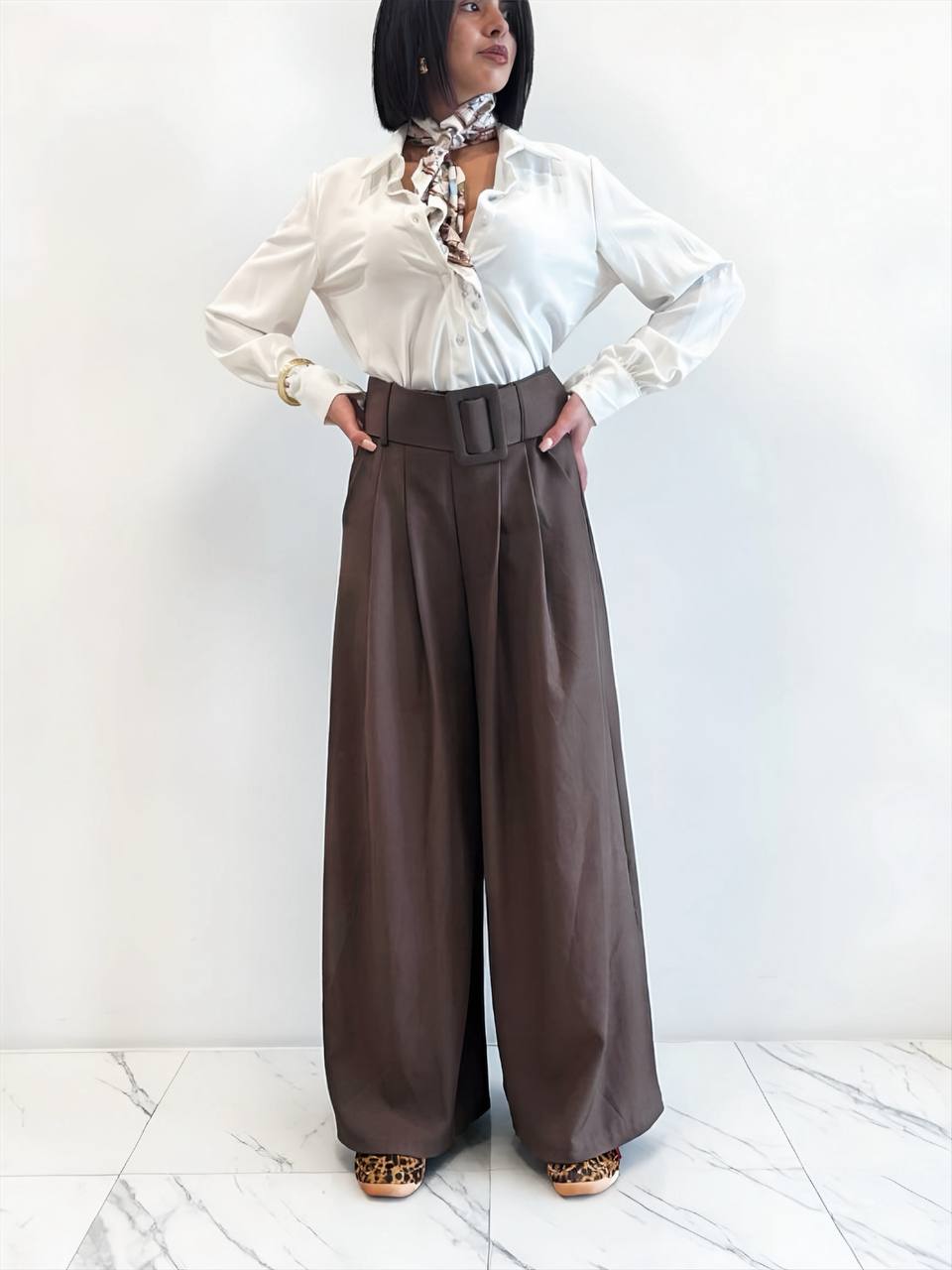 Camicia e Foulard Boss Lady